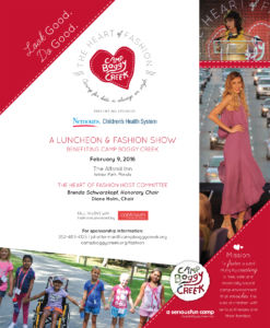 Camp Boggy Creek luncheon and fashion show