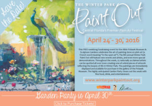 8th Annual Winter Park Paint Out & Garden Party