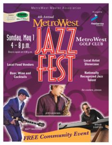 4th Annual MetroWest Jazz Fest 2016